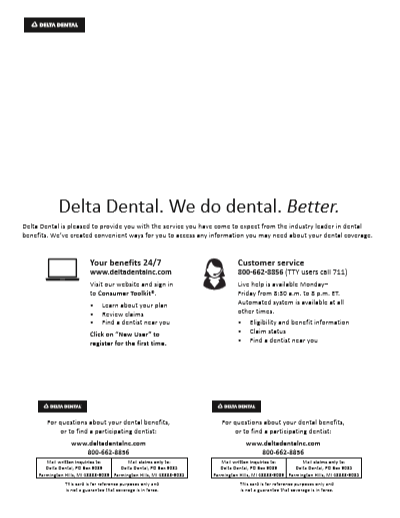 delta dental contact information